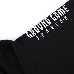 Ground Game BJJ GI Kimono Brazilian Jiu Jitsu GROUND GAME Spartan - Negru