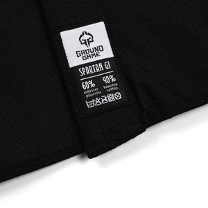 Ground Game BJJ GI Kimono Brazilian Jiu Jitsu GROUND GAME Spartan - Negru