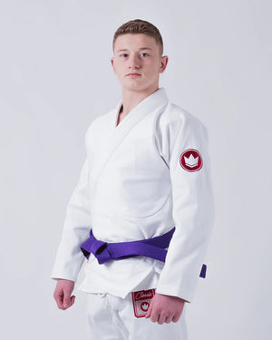 KINGZ BJJ GI Kimono Brazilian Jiu Jitsu KINGZ Clasic 3.0 - Alb