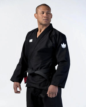 KINGZ Kimono Brazilian Jiu Jitsu Kimono Brazilian Jiu Jitsu KINGZ Kore V2 Gi Versiunea 2024 - Negru