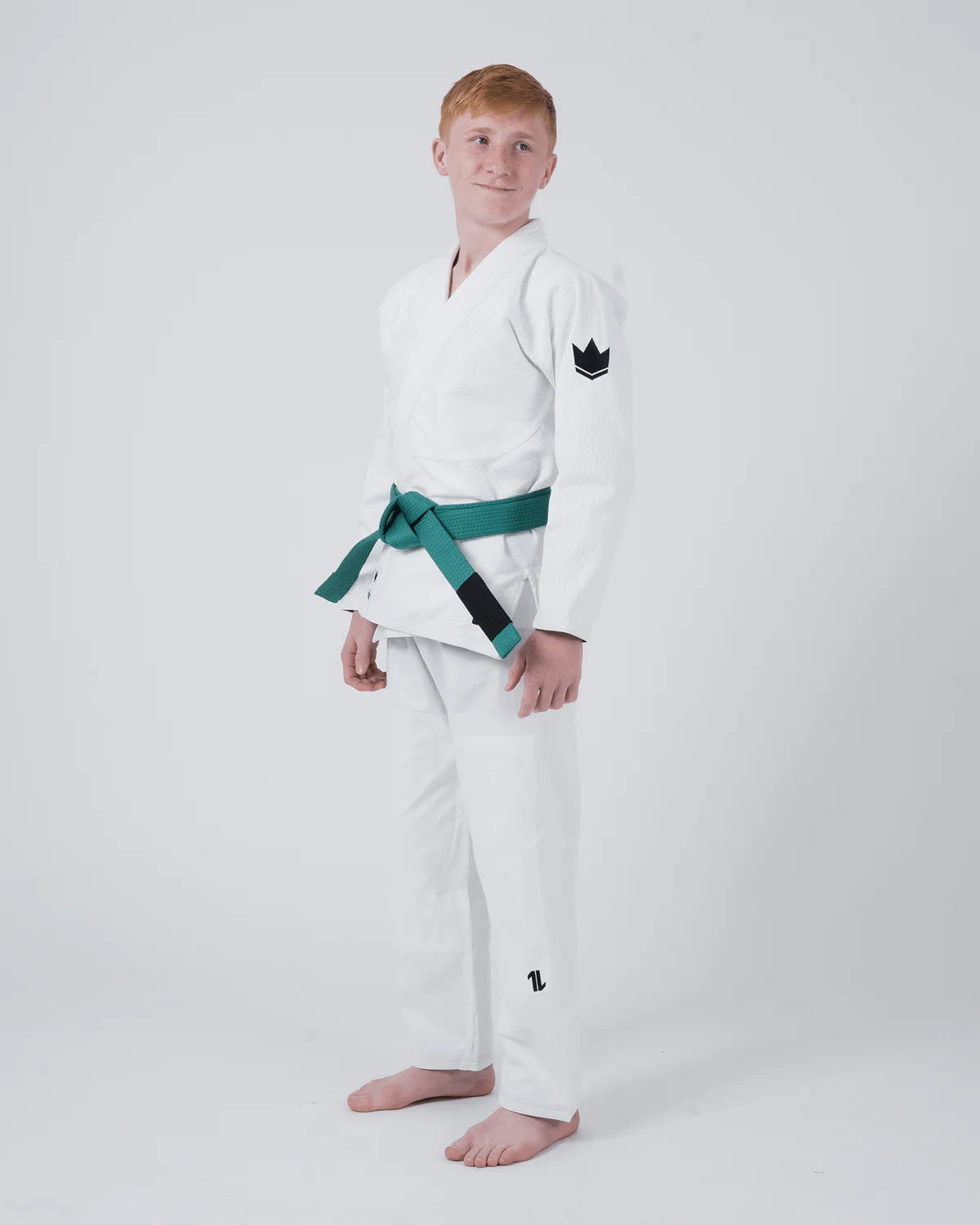 KINGZ Kimono Copii Brazilian Jiu Jitsu Kimono Copii Brazilian Jiu Jitsu KINGZ The ONE BJJ Gi - Alb (Varianta 2024)