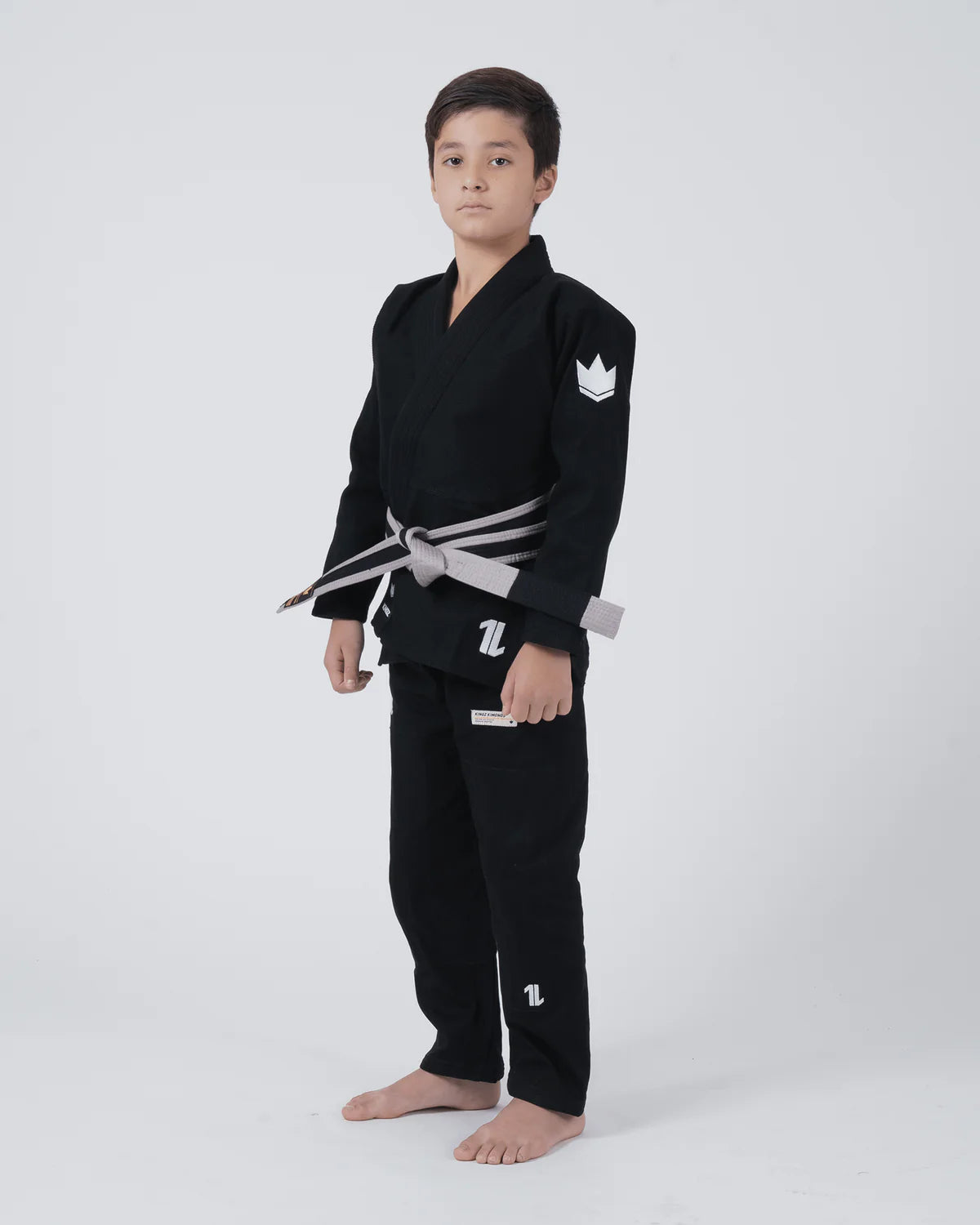 KINGZ Kimono Copii Brazilian Jiu Jitsu Kimono Copii Brazilian Jiu Jitsu KINGZ The ONE BJJ Gi - Negru (Varianta 2024)