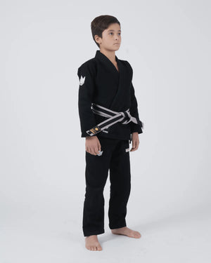 KINGZ Kimono Copii Brazilian Jiu Jitsu Kimono Copii Brazilian Jiu Jitsu KINGZ The ONE BJJ Gi - Negru (Varianta 2024)