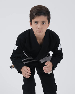 KINGZ Kimono Copii Brazilian Jiu Jitsu Kimono Copii Brazilian Jiu Jitsu KINGZ The ONE BJJ Gi - Negru (Varianta 2024)