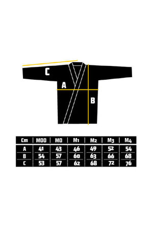 MANTO BJJ GI Kimono Copii Brazilian Jiu Jitsu MANTO “JUNIOR 2.0” BJJ GI - Negru (Centura Alba Inclusa)