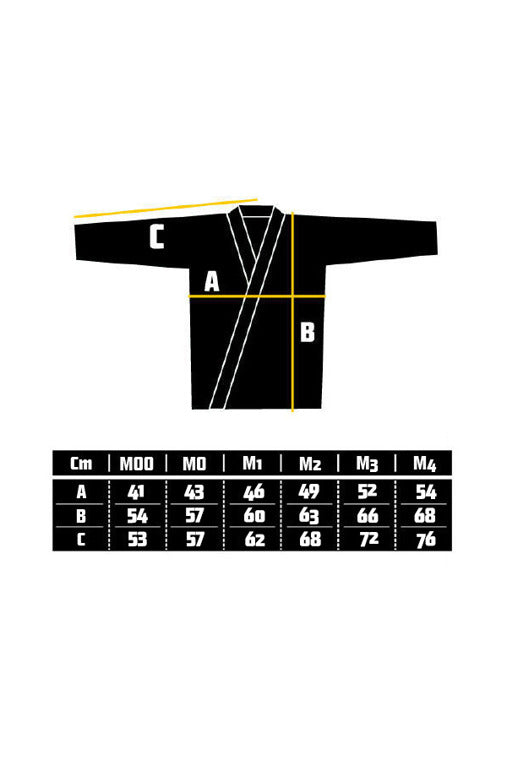 MANTO BJJ GI Kimono Copii Brazilian Jiu Jitsu MANTO “JUNIOR 2.0” BJJ GI - Negru (Centura Alba Inclusa)