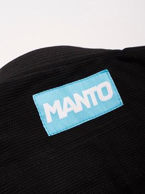 MANTO BJJ GI Kimono Copii Brazilian Jiu Jitsu MANTO “JUNIOR 2.0” BJJ GI - Negru (Centura Alba Inclusa)