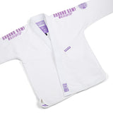 Ground Game BJJ GI Kimono Femei Brazilian Jiu Jitsu GROUND GAME Champion 3.0  Lavender - Alb