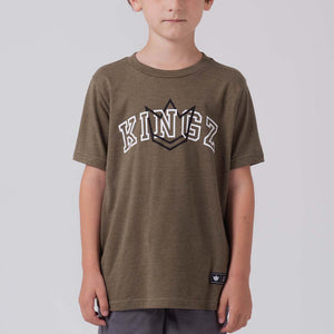 Kingz Kingz College Kids Tee Green