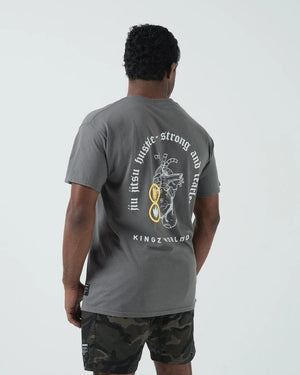 Kingz T-Shirt Kingz Fearless Tee Grey