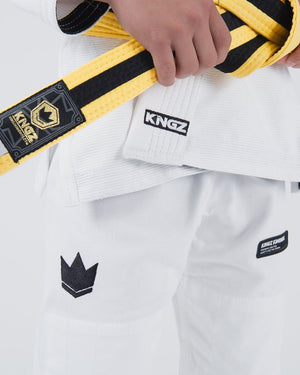 Kingz BJJ GI Kingz Kore 2.0 Kids Gi - White