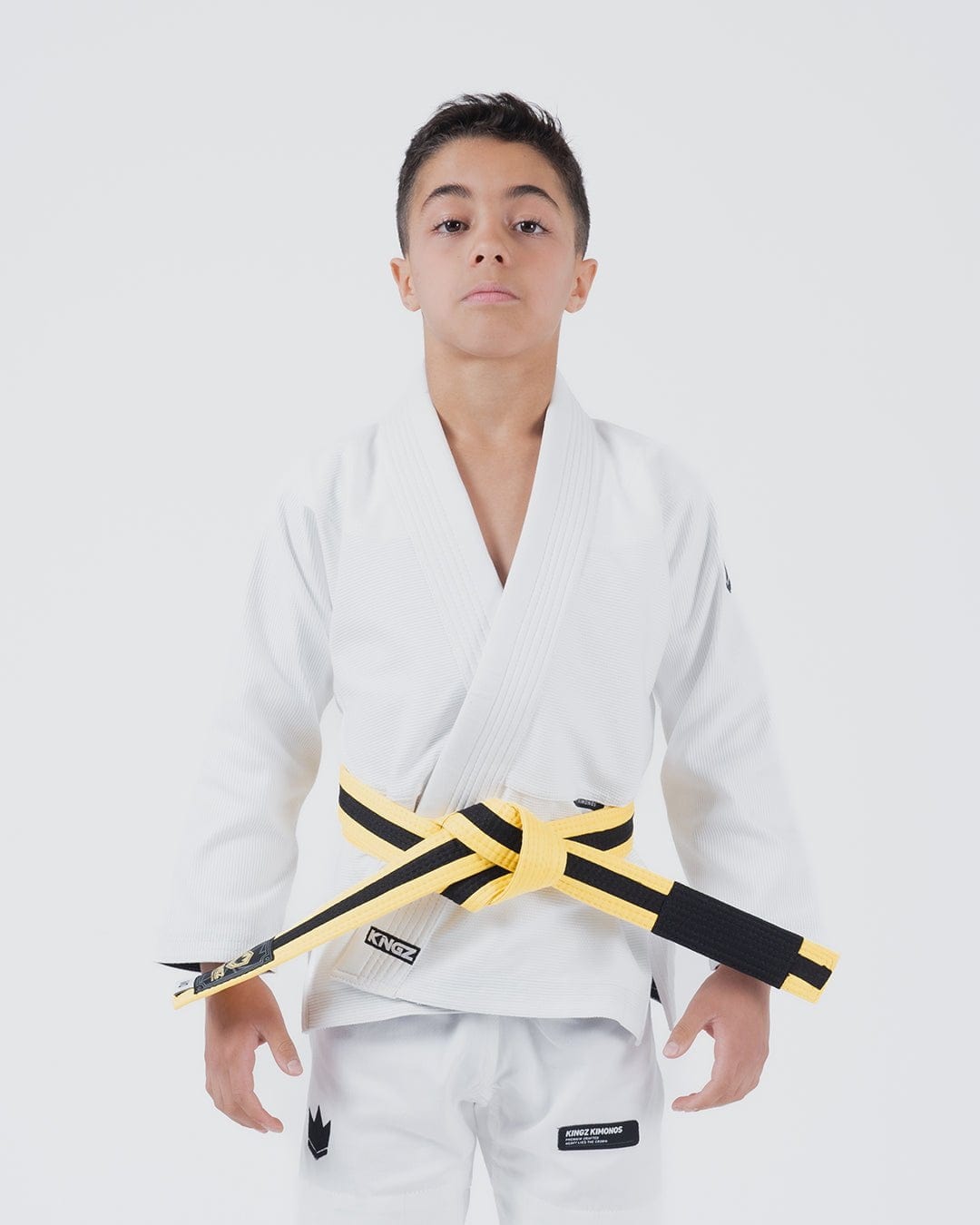 Kingz BJJ GI M0000 Kingz Kore 2.0 Kids Gi - White