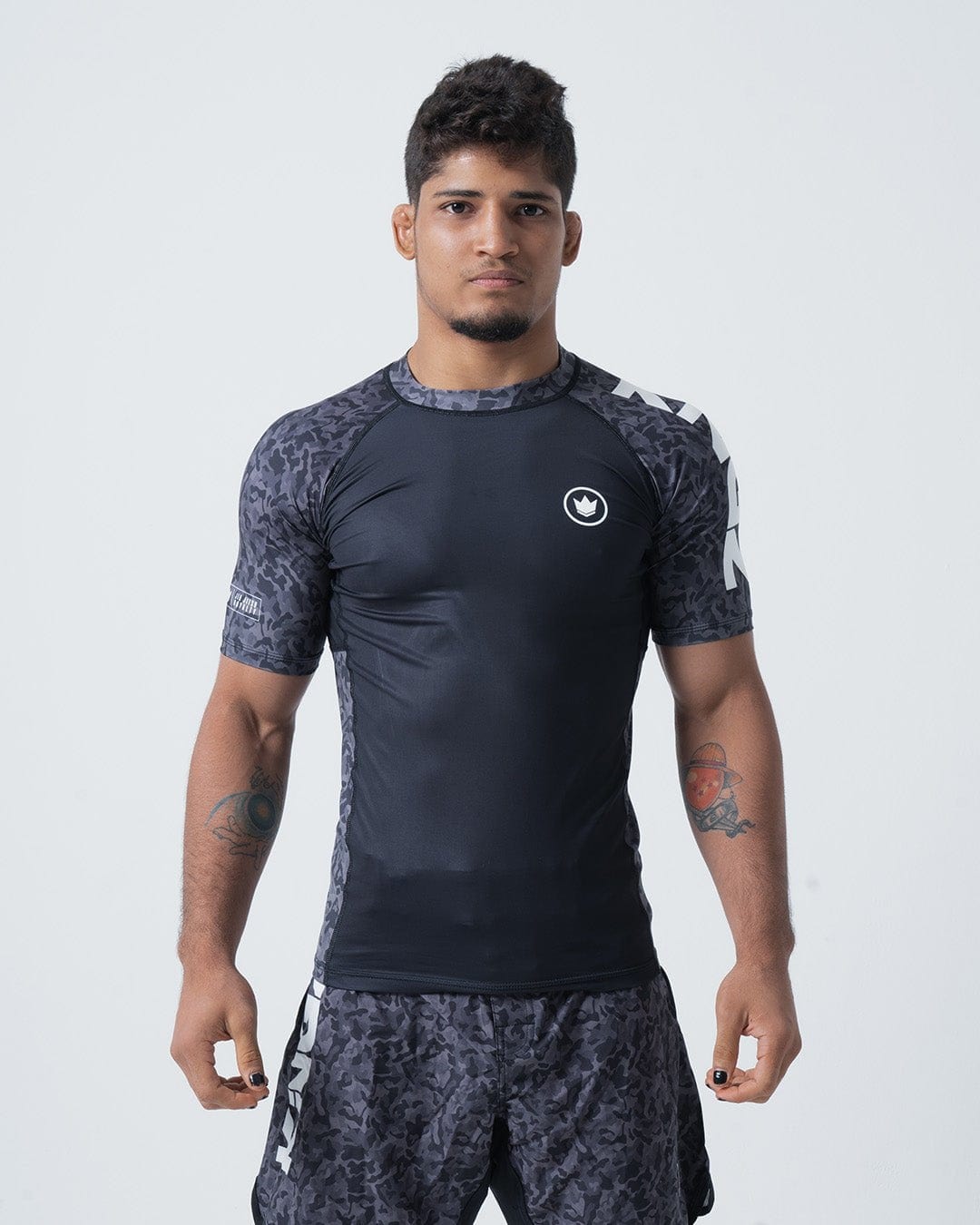 KINGZ Rash Guards XS KINGZ Night Camo S/S Rashguard