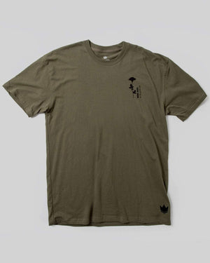 KINGZ T-Shirt XS / Military Green KINGZ Rose Tee