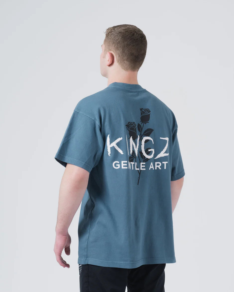 Kingz T-Shirt Kingz Rose V2 Tee Blue