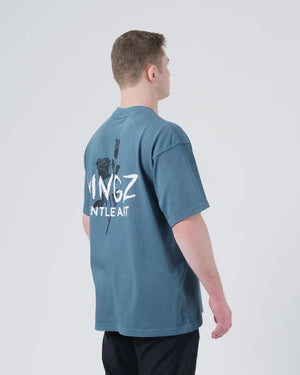 Kingz T-Shirt Kingz Rose V2 Tee Blue