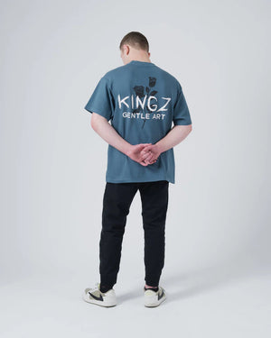 Kingz T-Shirt Kingz Rose V2 Tee Blue