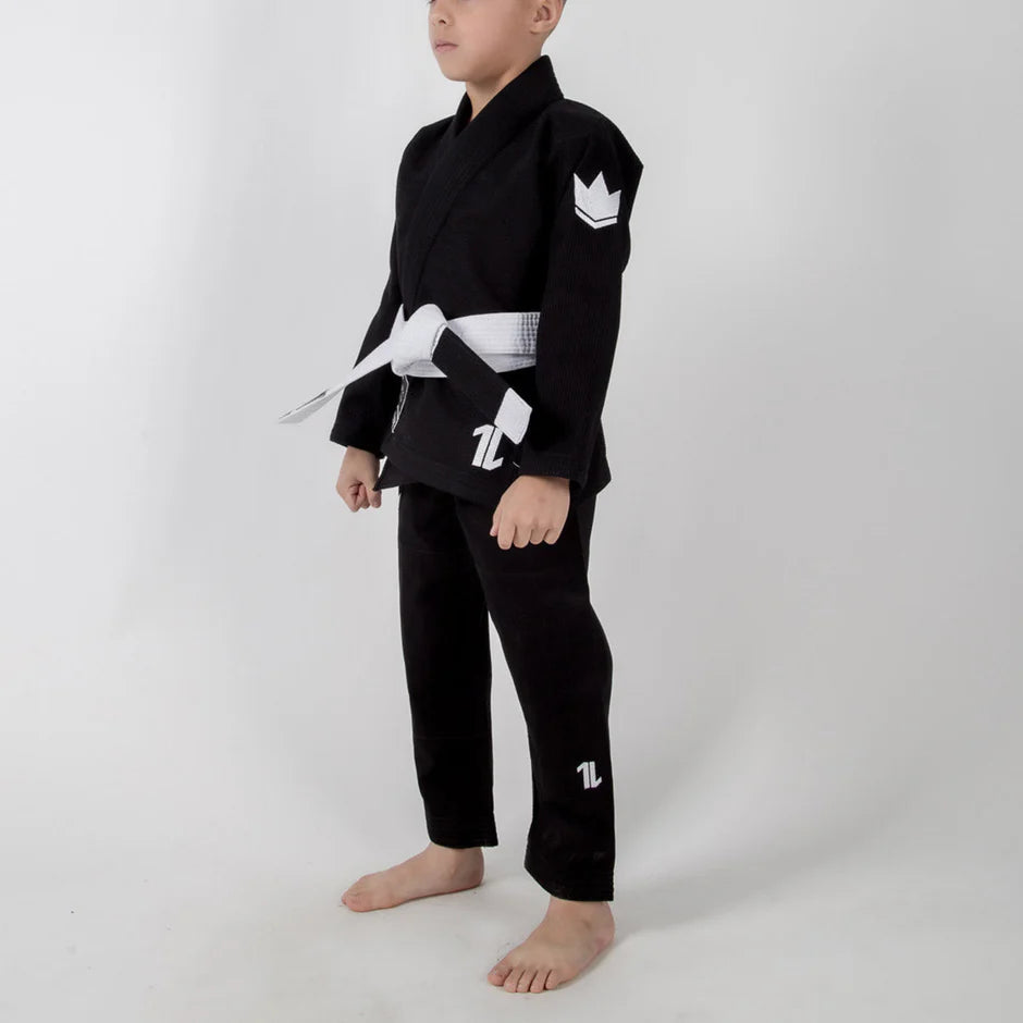 Kingz Kingz The ONE Kids BJJ Gi Black - FREE White Belt