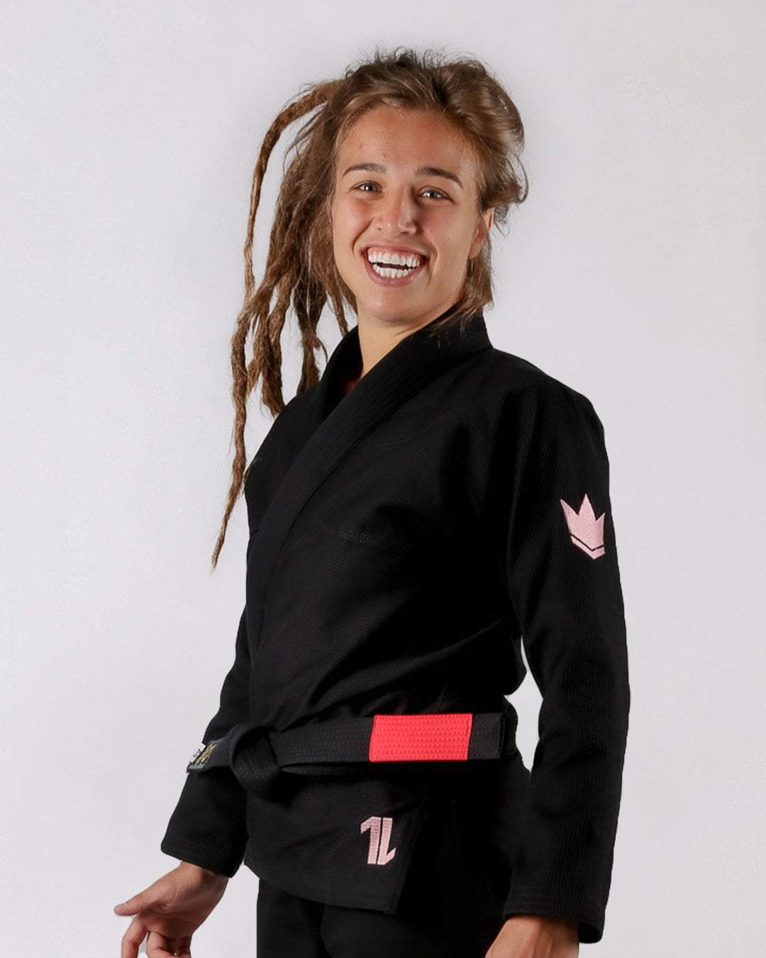 KINGZ BJJ GI KINGZ The ONE Womens Jiu Jitsu Gi - Black/Rose Gold - FREE White Belt