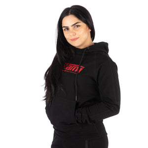 Tatami Fightwear Hoodie Ladies Logo Hoodie - Black & Red