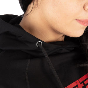 Tatami Fightwear Hoodie Ladies Logo Hoodie - Black & Red