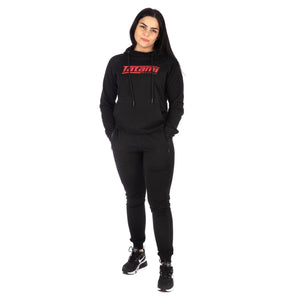 Tatami Fightwear Hoodie Ladies Logo Hoodie - Black & Red