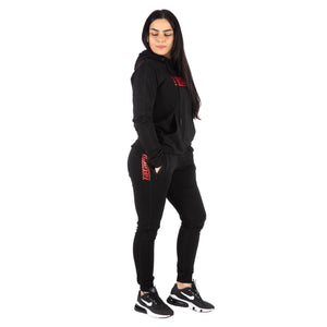 Tatami Fightwear Hoodie Ladies Logo Hoodie - Black & Red