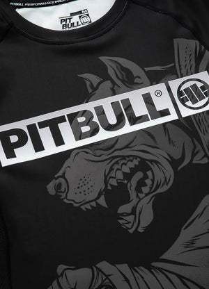 Pit Bull West Coast ADCC MASTER OF BJJ HILLTOP Black Rash Guard