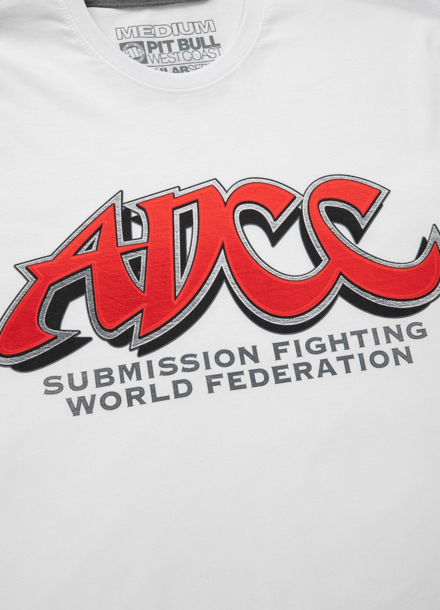 Pit Bull West Coast ADCC T-Shirt Official ADCC T-Shirt White