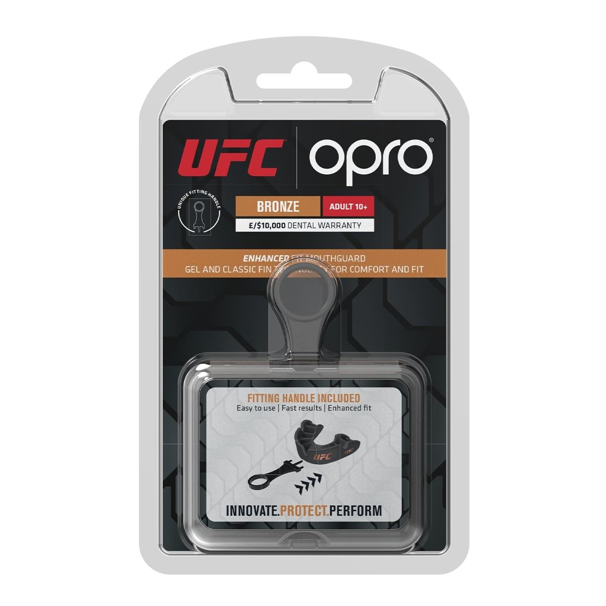 BJJ MALL OPRO Mouthguard Bronze UFC Junior 2022 edition Black