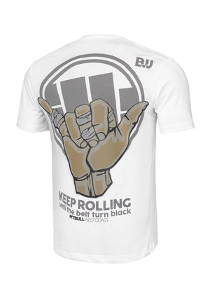 Pit Bull West Coast ADCC T-Shirt S PITBULL T-shirt Keep Rolling White