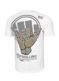 Pit Bull West Coast ADCC T-Shirt S PITBULL T-shirt Keep Rolling White