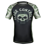 PRIDE OR DIE PRIDE OR DIE Rashguard  "CAGE CONTROL" - Black