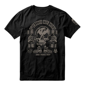 PRIDE OR DIE T-Shirt PRIDE OR DIE "Workout or Die" T-Shirt V.3 - Black