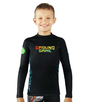 Ground Game RASHGUARD BRASIL KIDS LONG SLEEVE