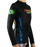 BJJ MALL RASHGUARD BRASIL KIDS LONG SLEEVE