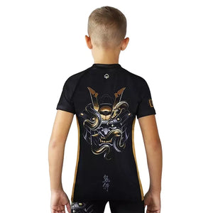 GROUND GAME Rashguard Copii Rashguard Copii Maneca Scurta GROUND GAME Oni Samurai