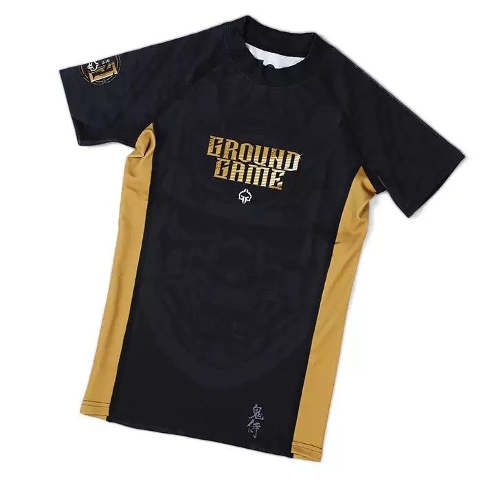 GROUND GAME Rashguard Copii Rashguard Copii Maneca Scurta GROUND GAME Oni Samurai