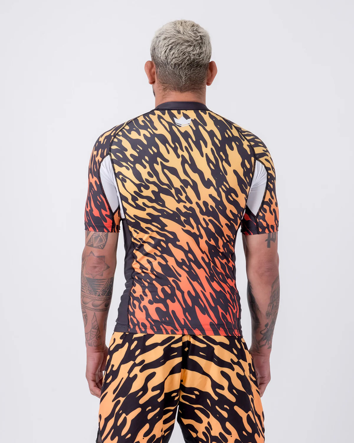 KINGZ Rash Guard Rashguard Maneca Scurta KINGZ Flame