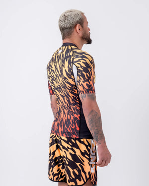 KINGZ Rash Guard Rashguard Maneca Scurta KINGZ Flame