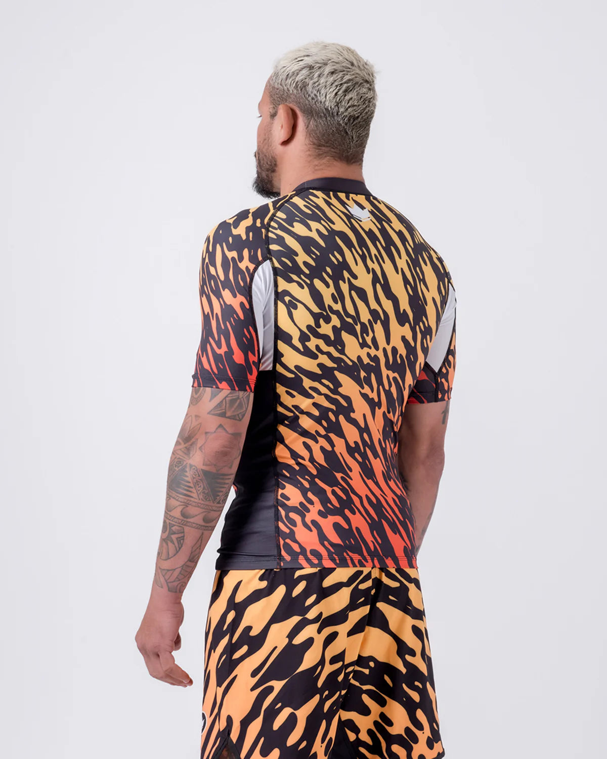 KINGZ Rash Guard Rashguard Maneca Scurta KINGZ Flame