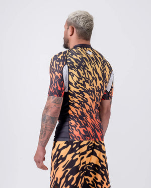 KINGZ Rash Guard Rashguard Maneca Scurta KINGZ Flame