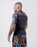 KINGZ Rash Guard Rashguard Maneca Scurta KINGZ Patchwork