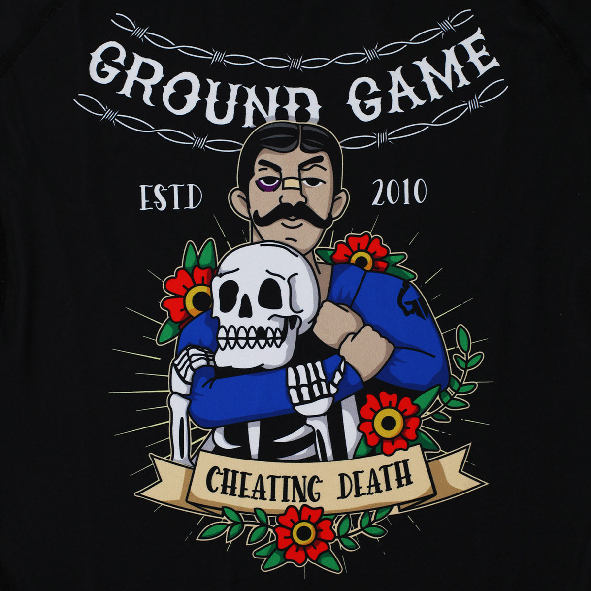 Ground Game Rashguard Oldschool Short sleeve