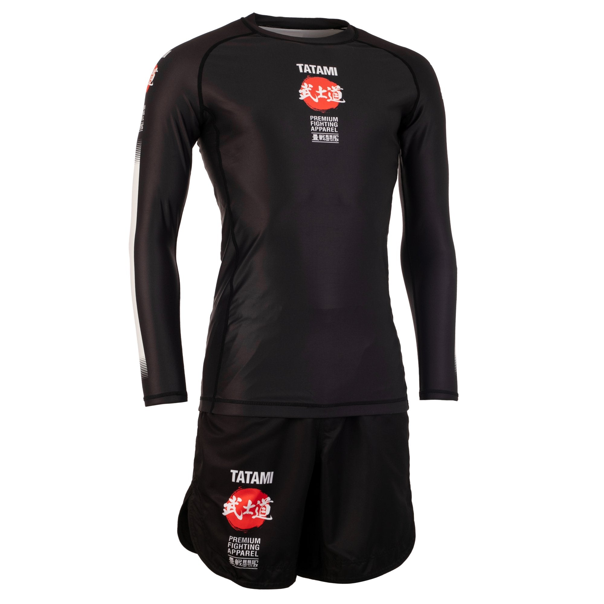 Tatami Fightwear Rashguard TATAMI Bushido Black Long Sleeve Rash Guard