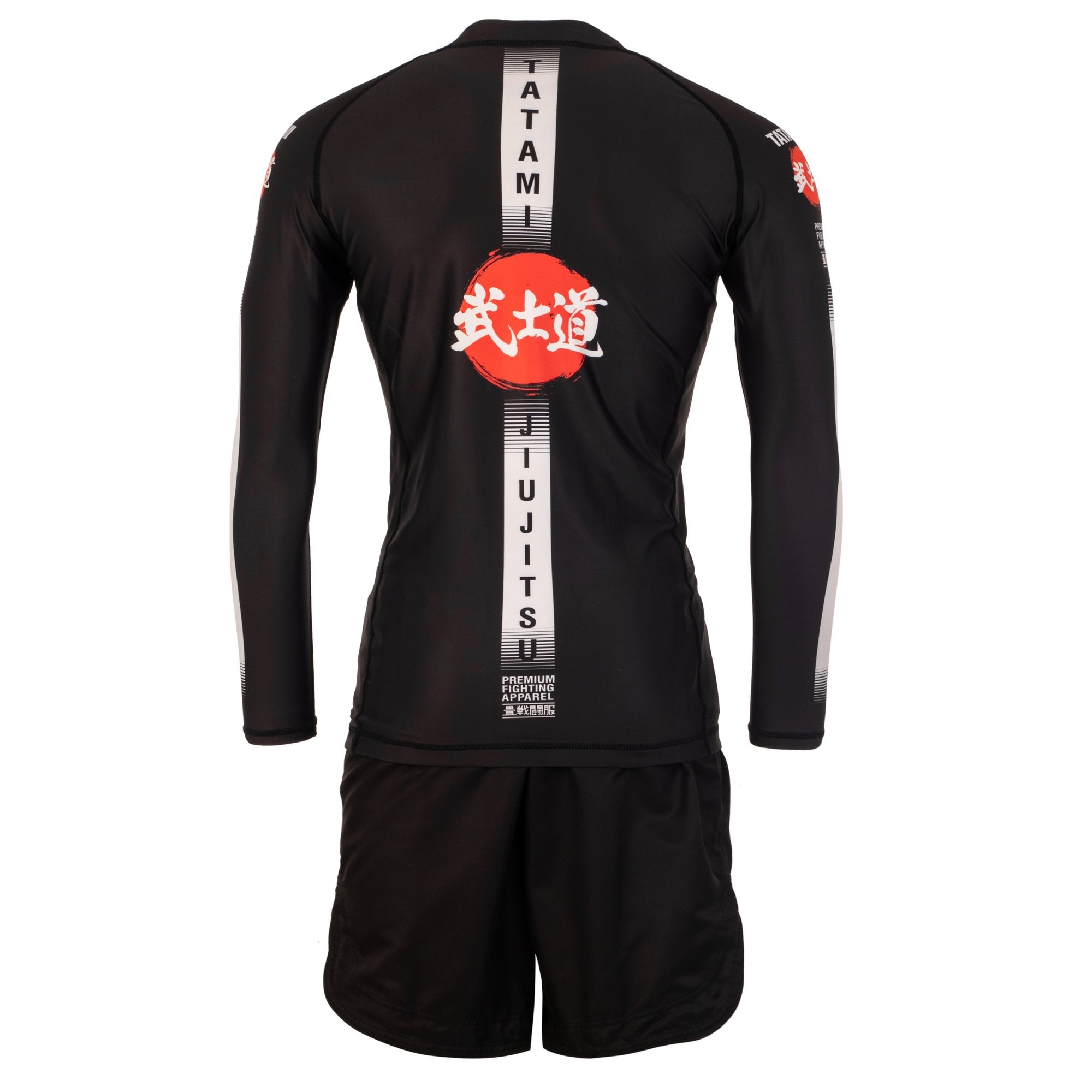 Tatami Fightwear Rashguard TATAMI Bushido Black Long Sleeve Rash Guard