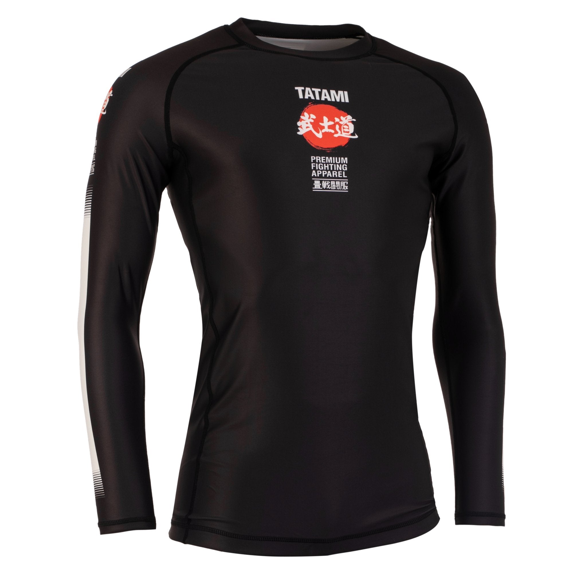 Tatami Fightwear Rashguard TATAMI Bushido Black Long Sleeve Rash Guard