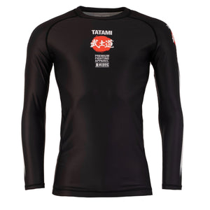 Tatami Fightwear Rashguard TATAMI Bushido Black Long Sleeve Rash Guard