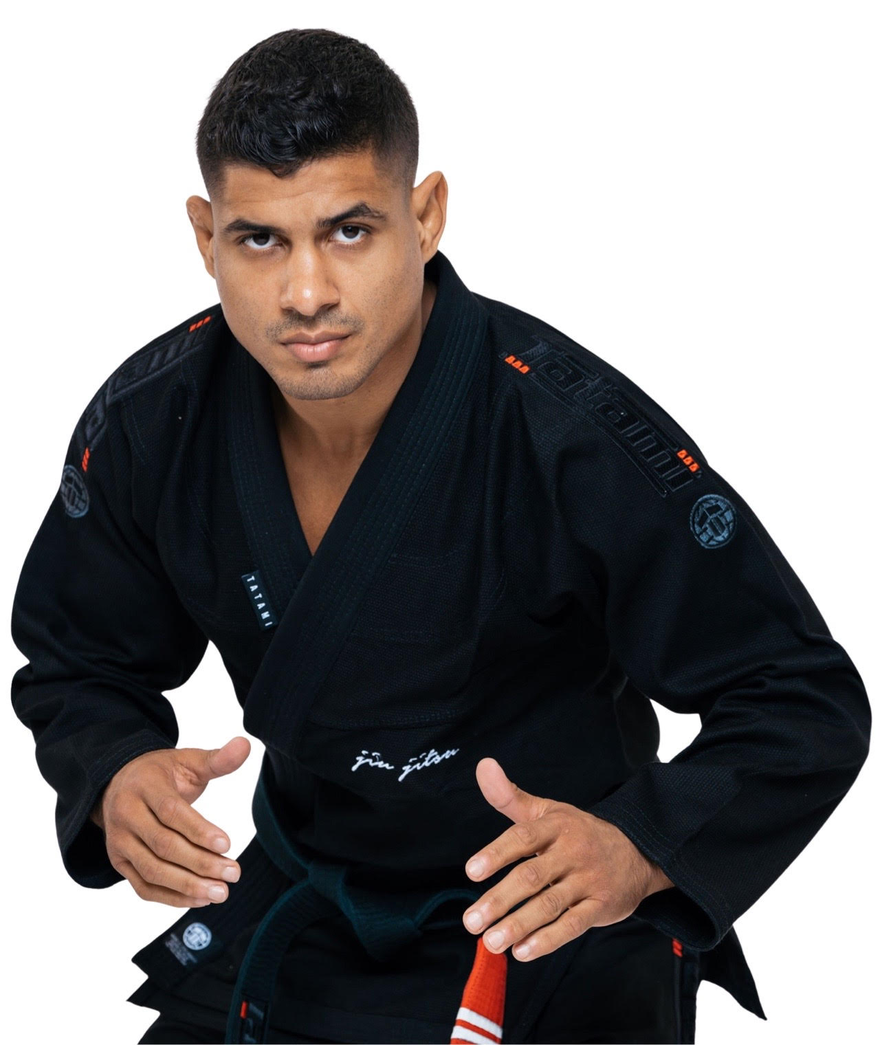 Tatami Fightwear BJJ GI TATAMI Elements Superlite Gi - Black (Centura Alba Inclusa)