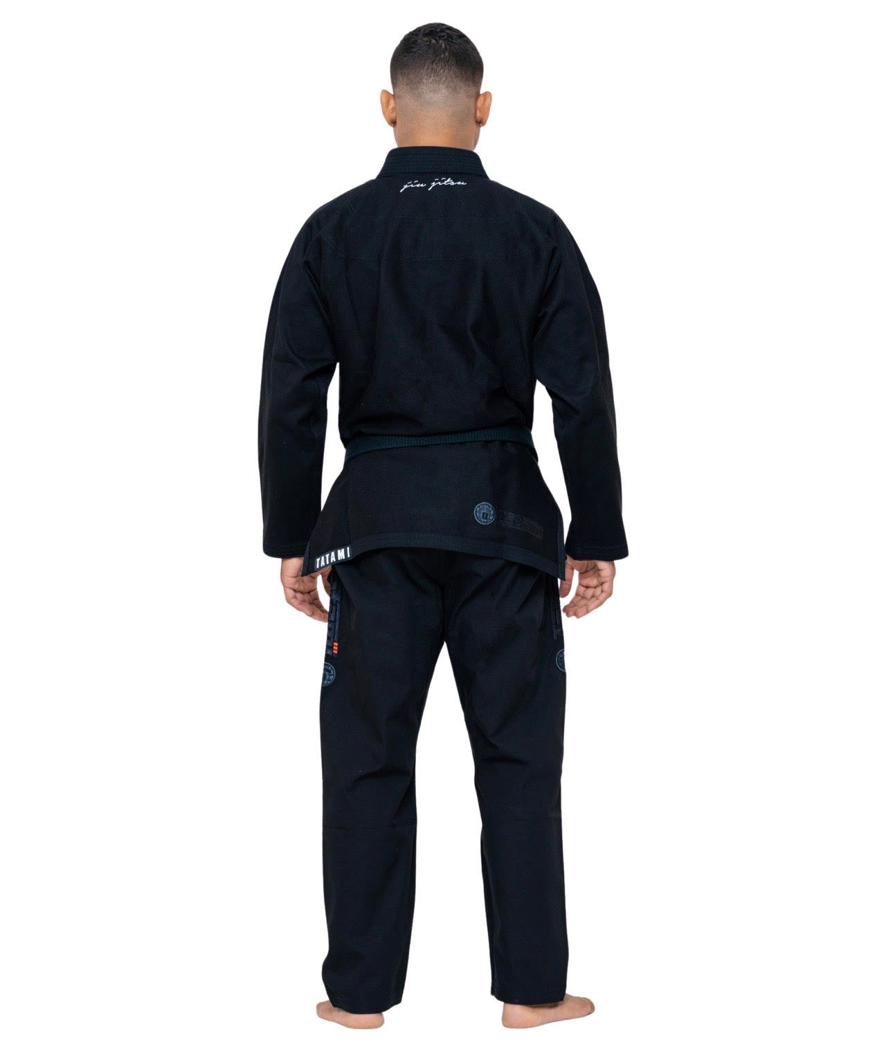 Tatami Fightwear BJJ GI TATAMI Elements Superlite Gi - Black (Centura Alba Inclusa)